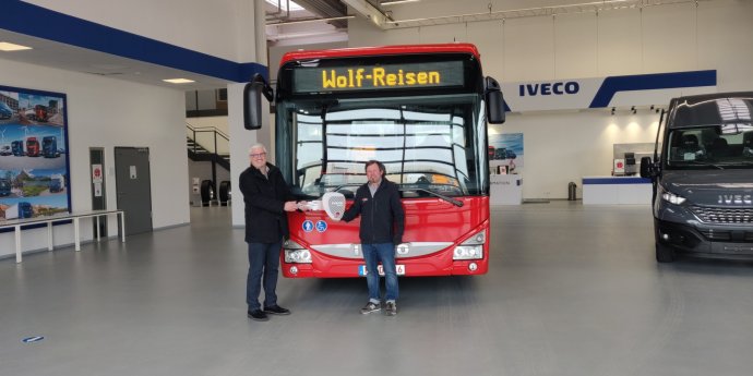 Auslieferung Bus Kd. Wolf Reisen GmbH Niefern - 18.02.2021